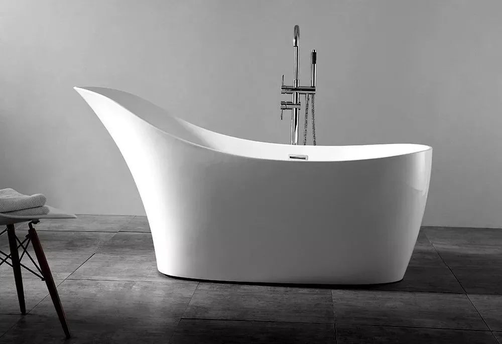 

Акриловая ванна Abber 169x75 AB9245 белая