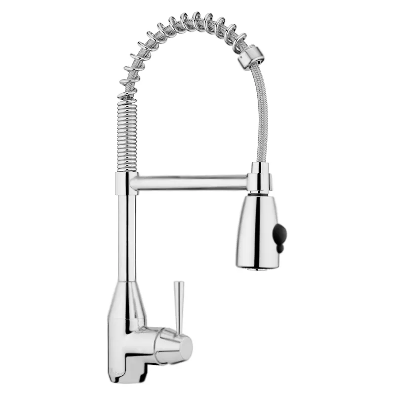 

Смеситель для кухни Webert Conic с пружинистым изливом хром