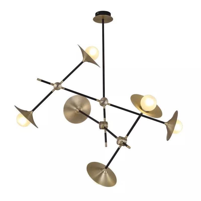 

Люстра на штанге Delight Collection 9256P/6 gold