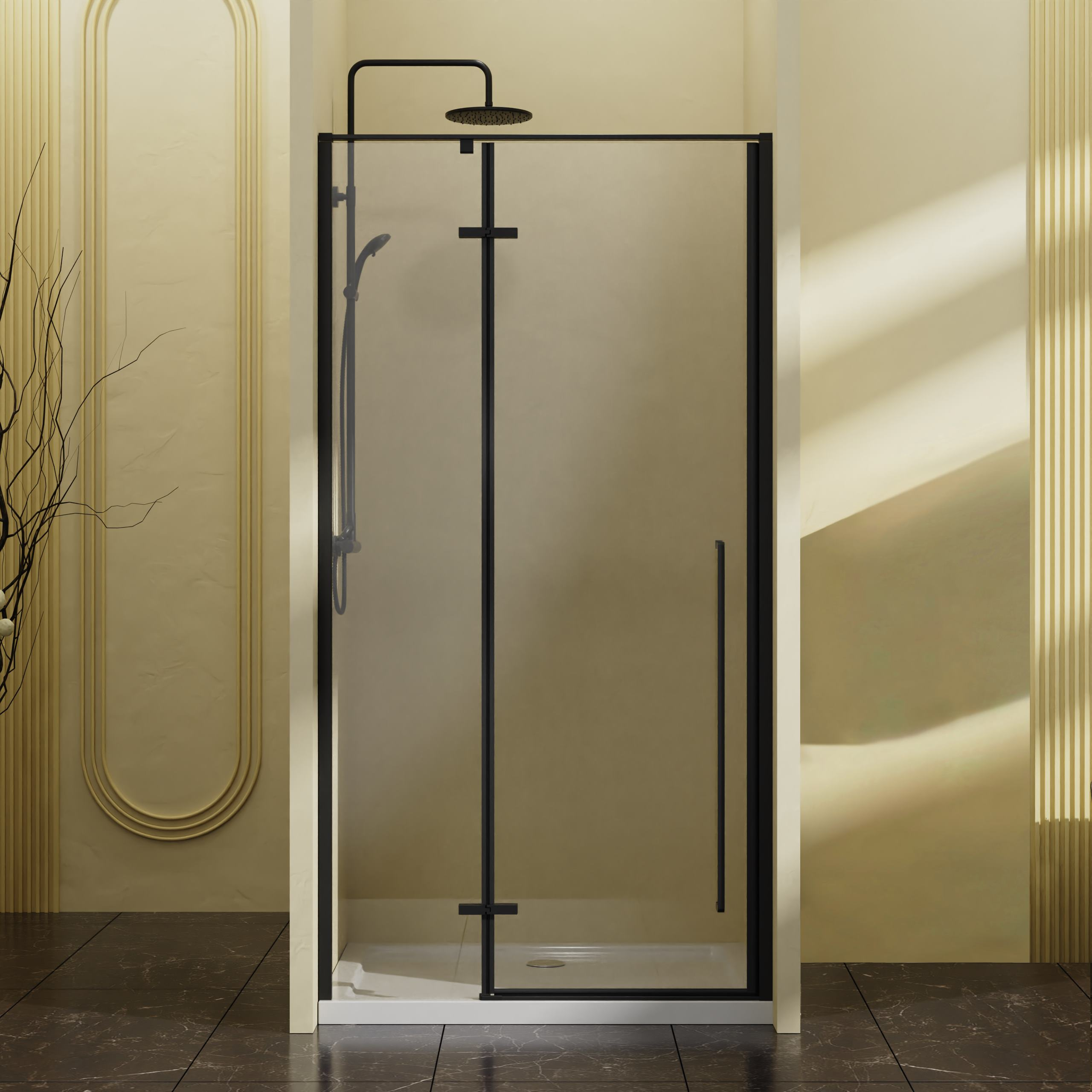 

Душевая дверь в нишу Vincea Slim-N VDPH-5SN100CLB 100 см, профиль черный матовый, стекло прозрачное