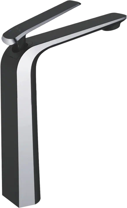 

Смеситель для раковины Rose R1311H черный, хром