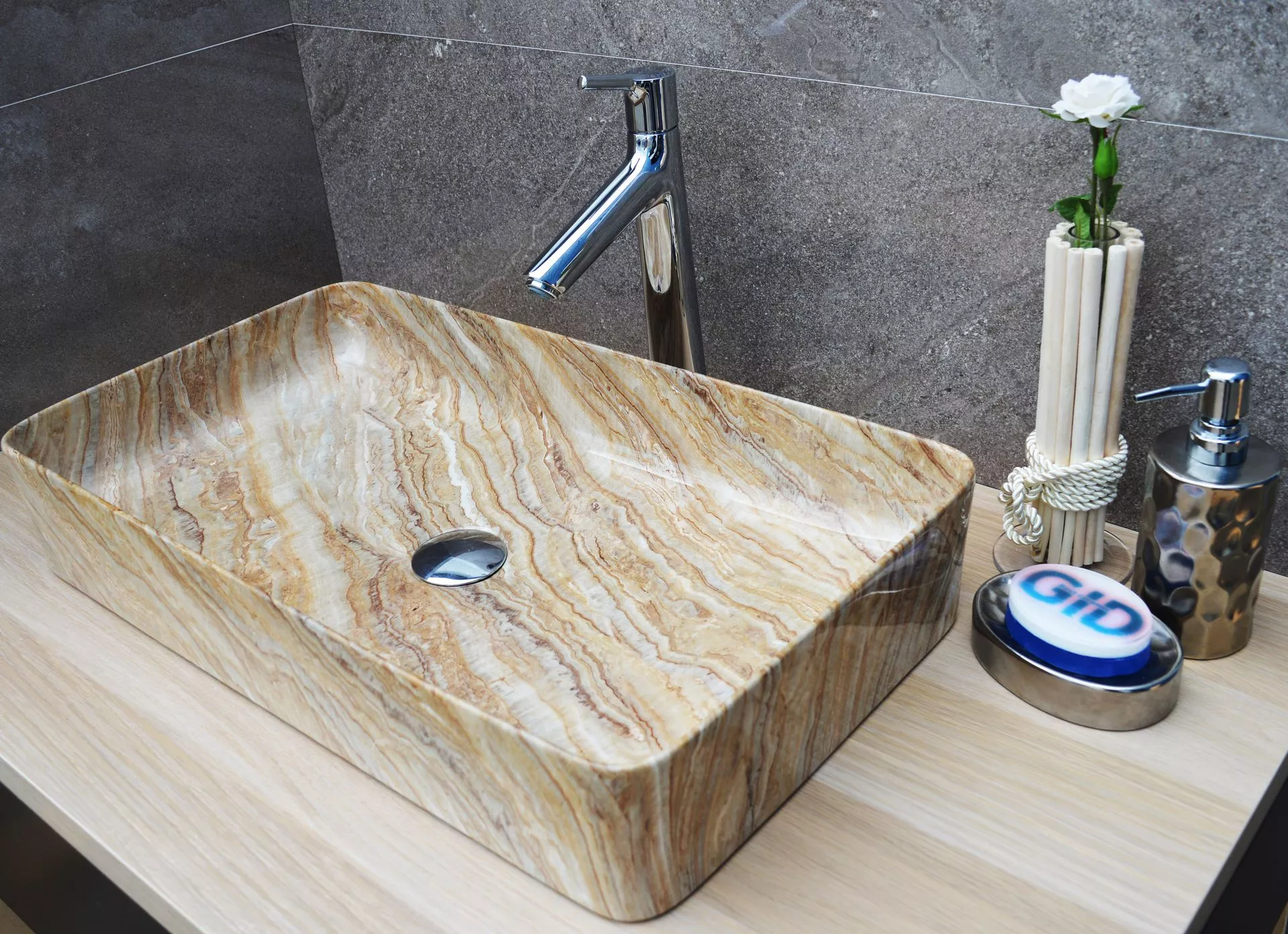 

Накладная раковина Gid 60 Mnc595 под камень