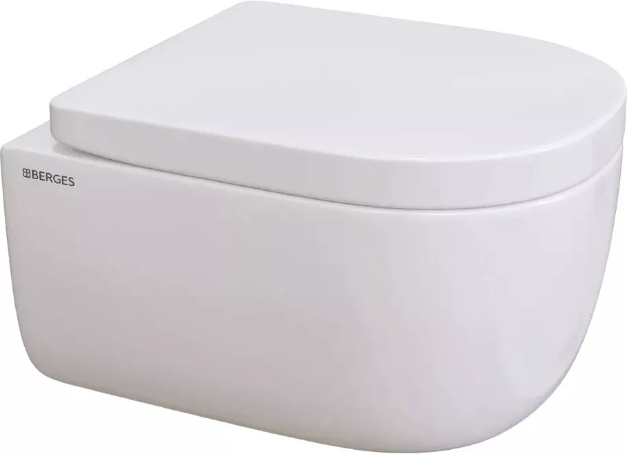 

Унитаз подвесной Berges Wasserhaus Ego Rimless с микролифтом 082122