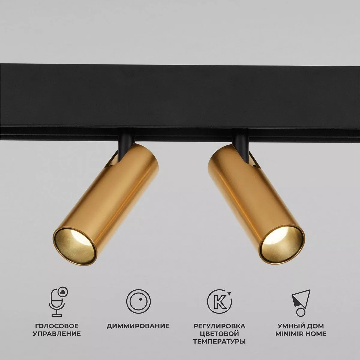 

Трековый светодиодный светильник Elektrostandard Slim Magnetic Dim Dual 85056/01 латунь a063527