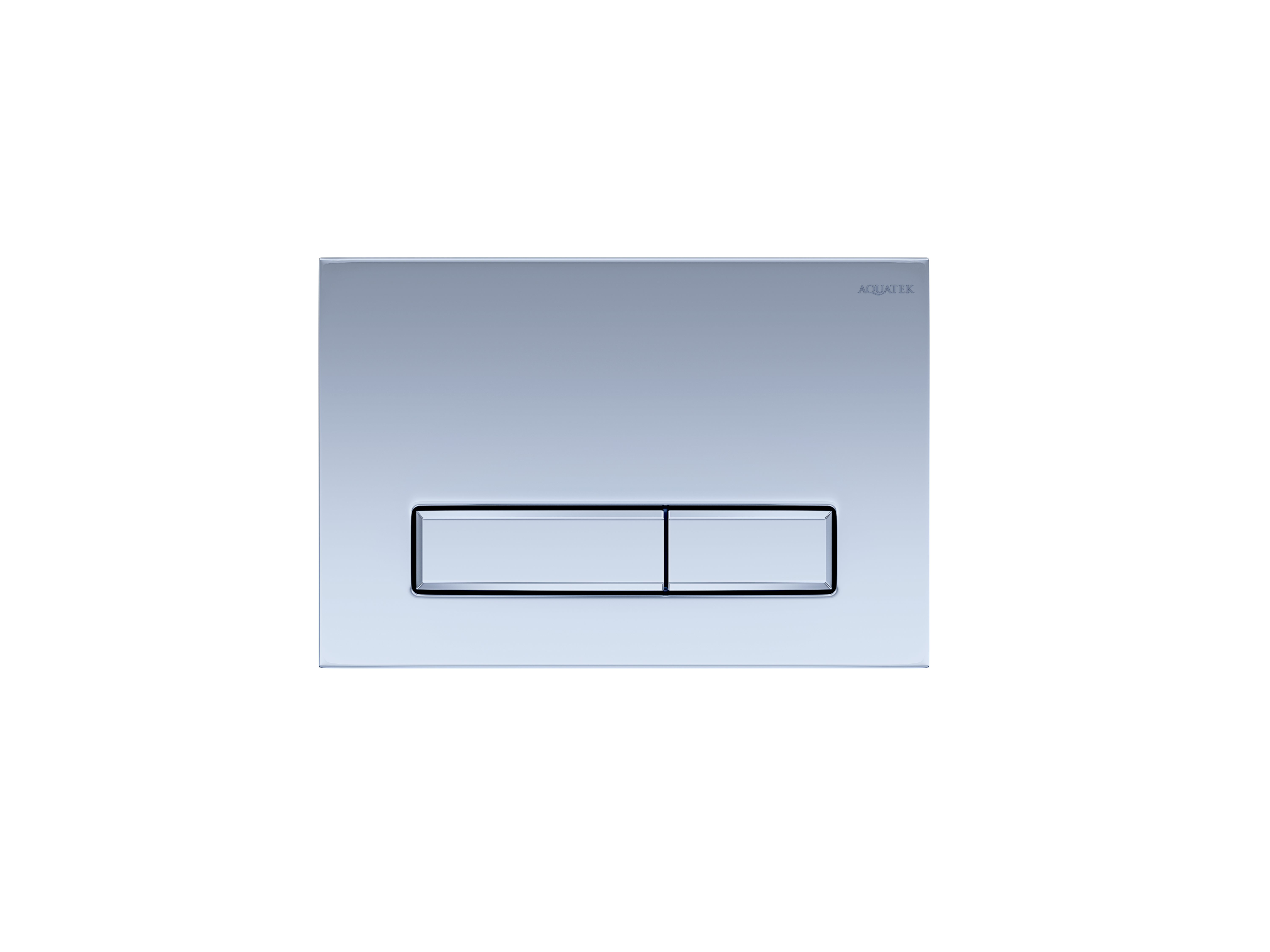Кнопка смыва Aquatek Slim матовый хром (KDI-0000024) - фото 1