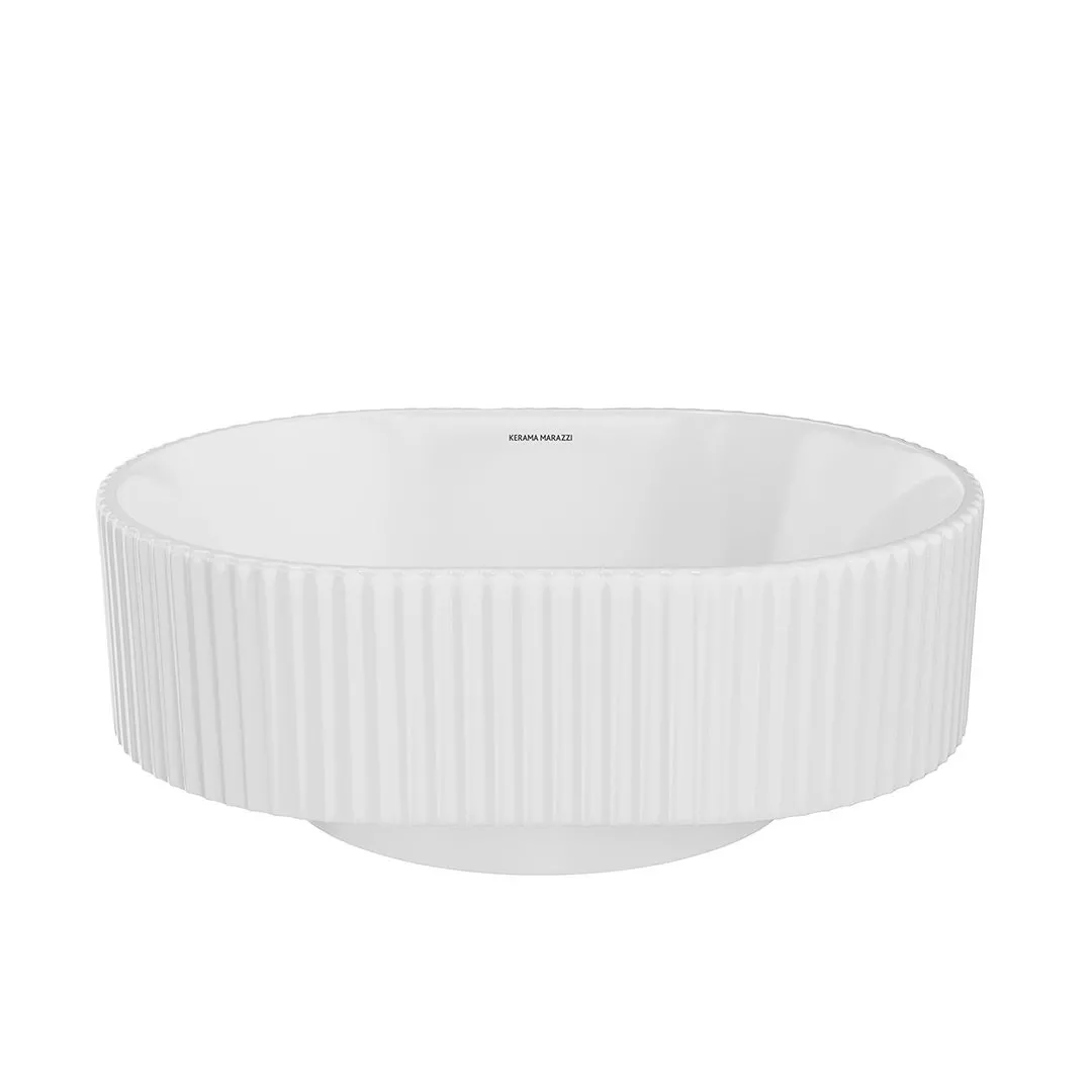 

Накладная раковина KERAMA MARAZZI Vento 50 белая глянцевая