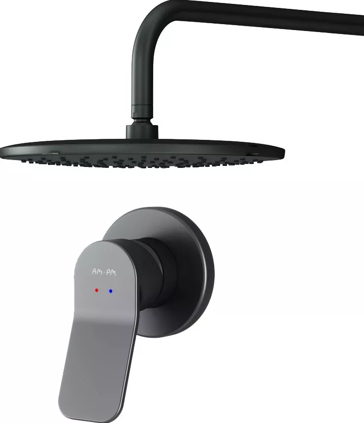 Душевой комплект AM.PM X-Joy для душа чёрный FB85A2R002