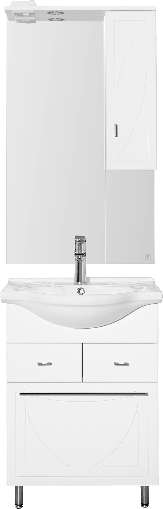 

Мебель для ванной комнаты Style Line Лана 60 с бельевой корзиной