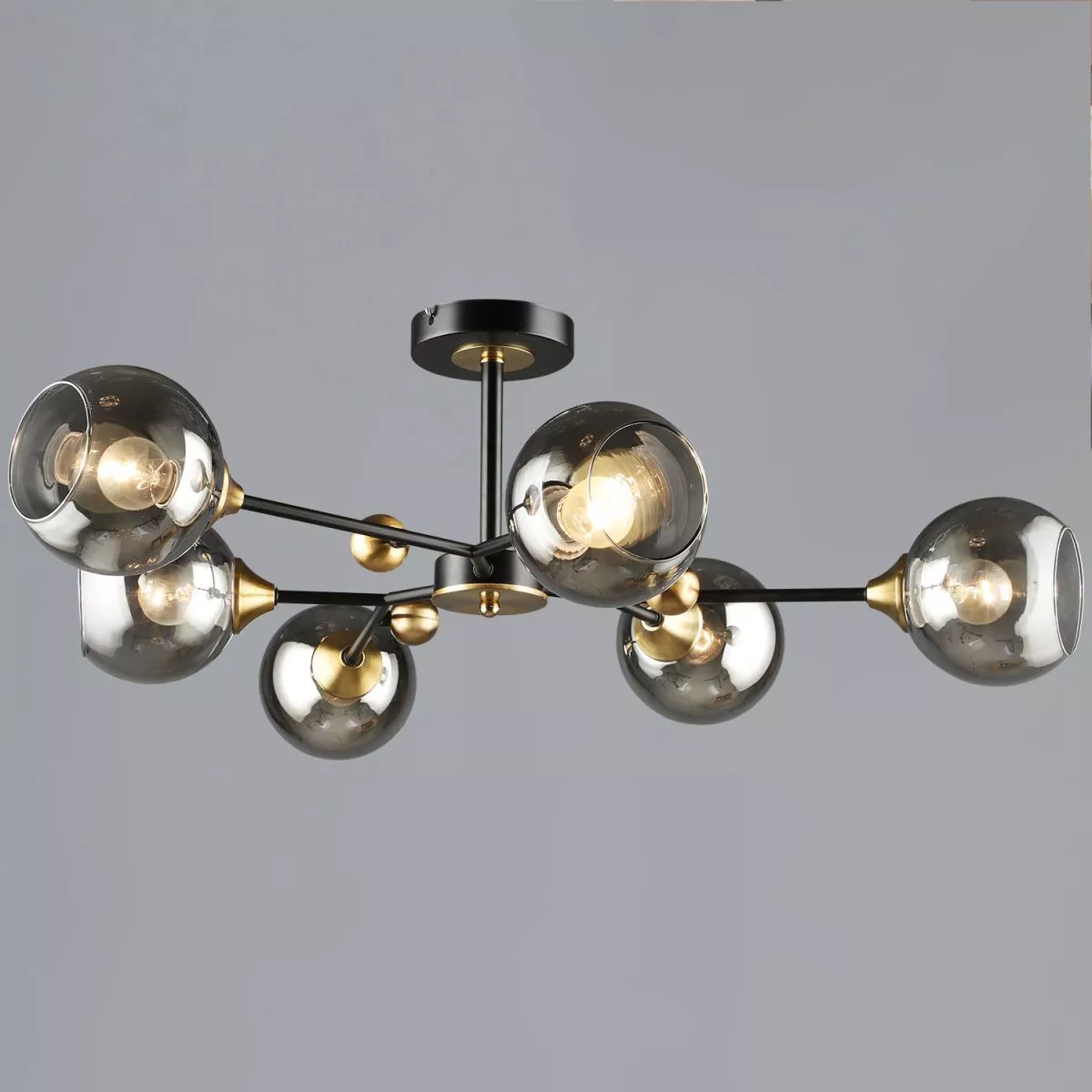 

Люстра на штанге Reluce 01070-0.3-06 BK+COP