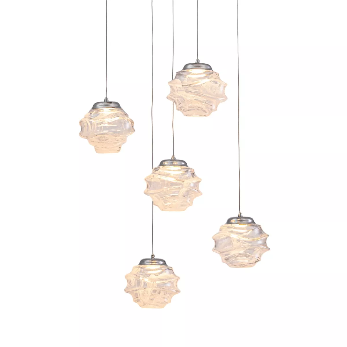 

Подвесной светильник Delight Collection MD25030003 MD25030003-5A chrome/clear