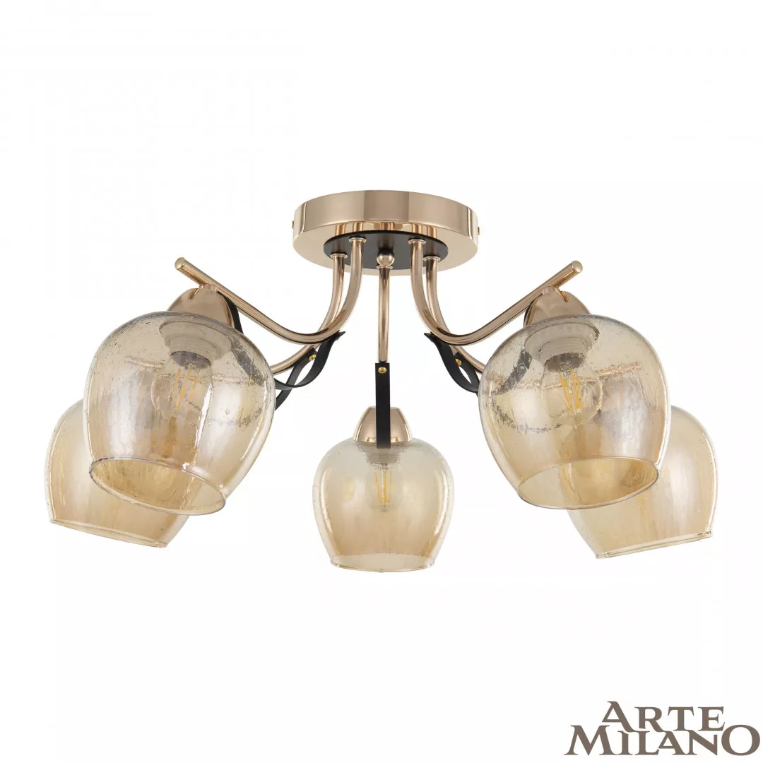 

Потолочная люстра Arte Milano Amalfi 322306/5 FG+BK