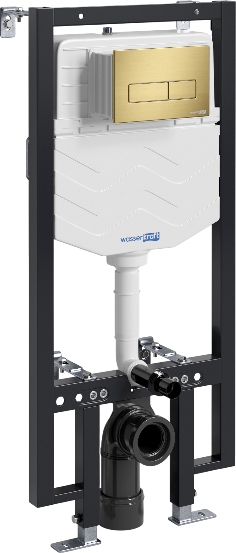 

Система инсталляции для унитазов Wasserkraft Vils 56TLT.010.ME.MG03 с кнопкой смыва матовое золото
