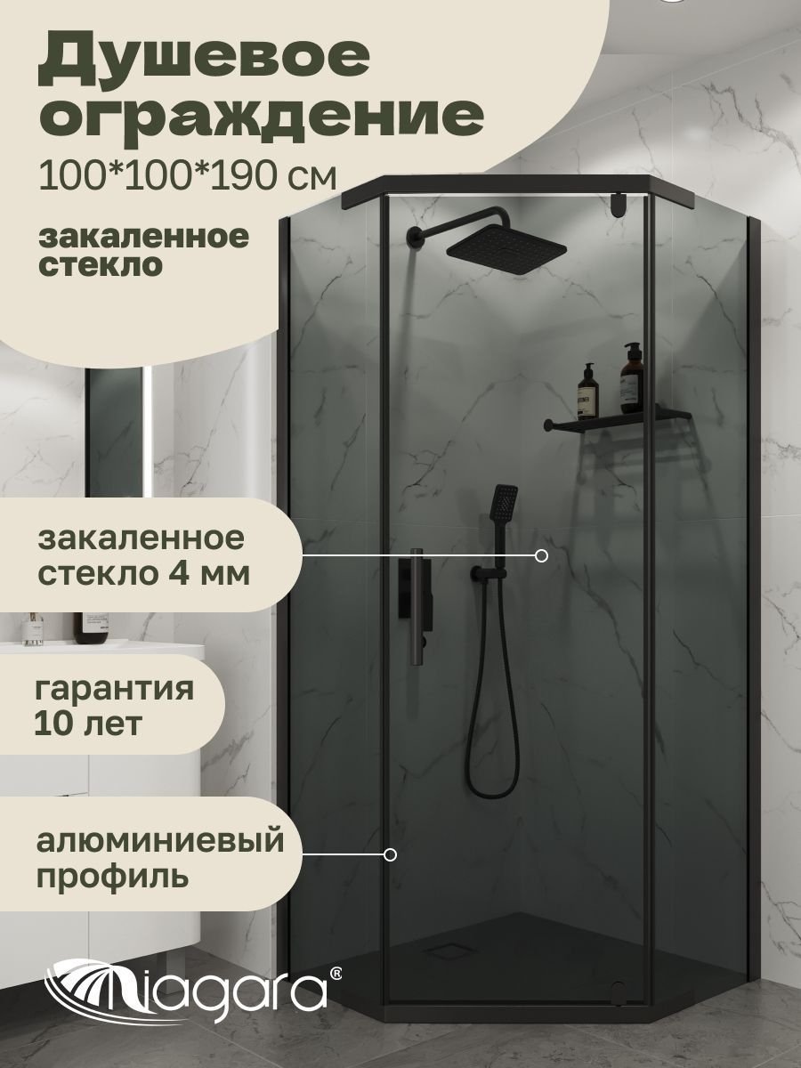 

Душевой уголок Niagara Eco NG-1010-14DT (100x100x190 см)