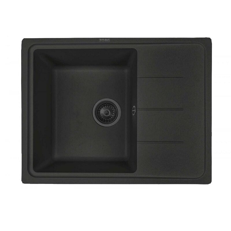 Мойка кухонная Zorg GR 615 BLACK GRAFIT