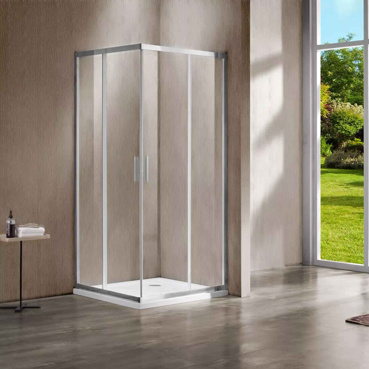 

Душевой уголок Vincea Garda VSS-1G100CL 100x100, профиль хром, стекло прозрачное