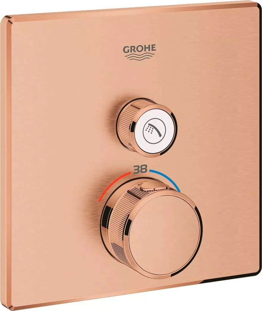 

Термостат Grohe Grohtherm SmartControl 29123DL0 для душа, теплый закат