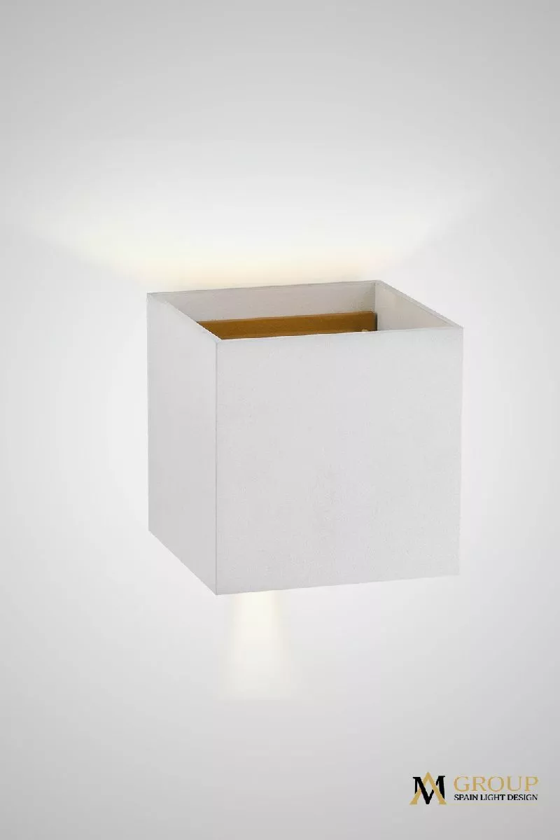 

Настенный светильник AM Group AM113-2X5W WH+GL