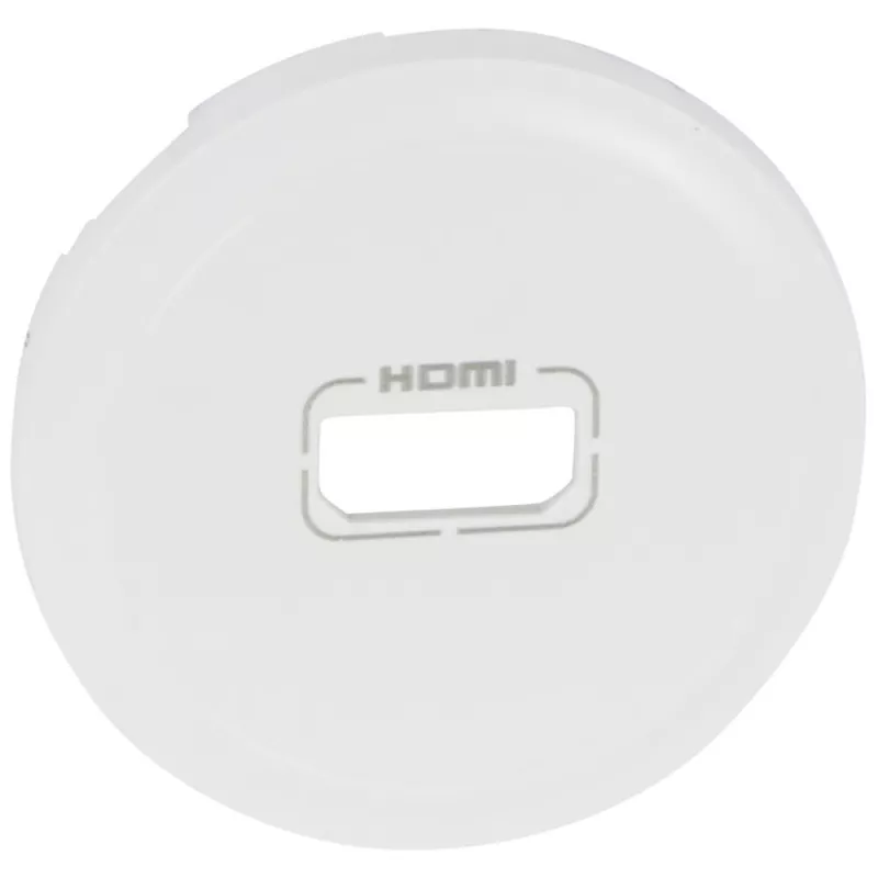 

Лицевая панель Legrand Celiane розетки аудио/видео HDMI белая 068216