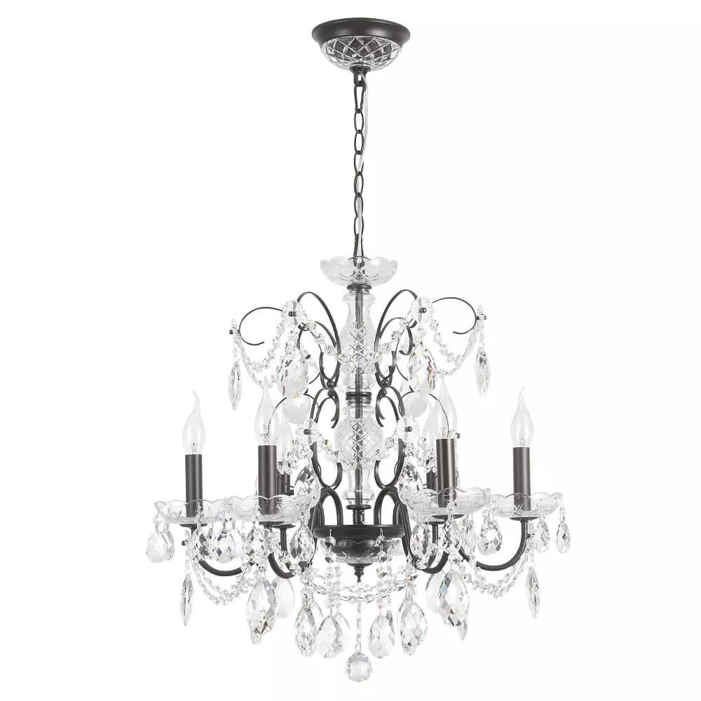 

Подвесная люстра Crystal Lux Odelis SP6 Brown