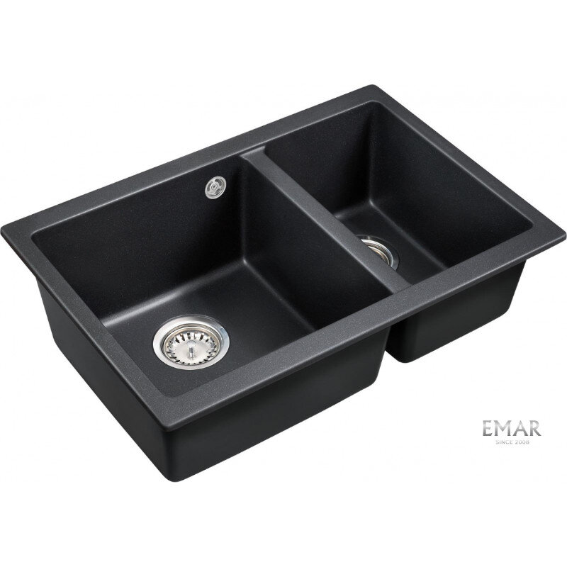 Мойка для кухни EMAR Quartz 2665.PL (EMQ-2665.PL Морион) морион