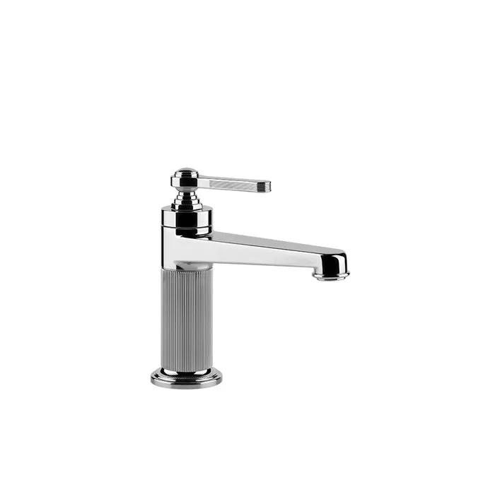 

GESSI VENTI20 Смеситель для раковины на 1 отверстие, однорычажный, в комплекте с донным клапаном, цвет хром