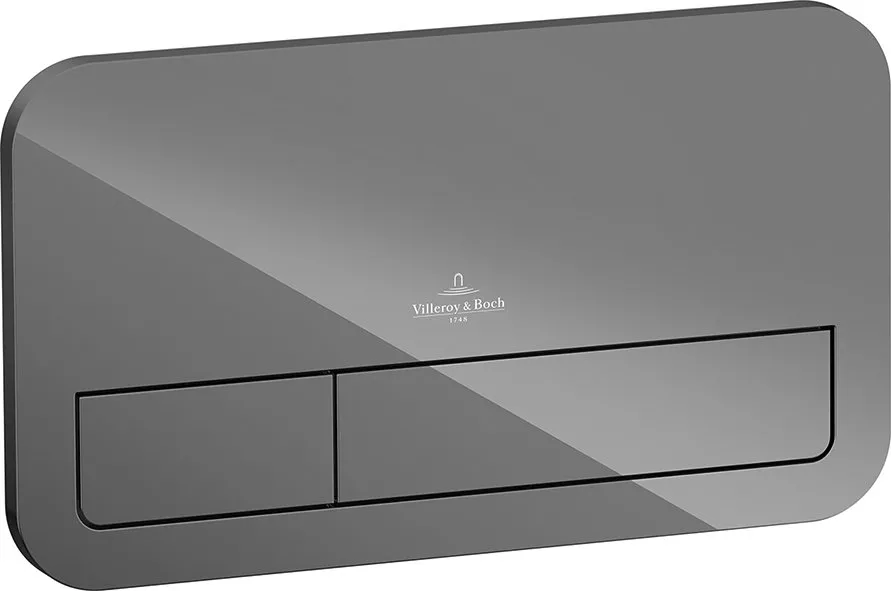 

Кнопка смыва Villeroy & Boch Viconnect 922400RA серый глянцевый