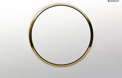 Кнопка смыва Geberit Sigma10 белый, золото (115.758.KK.5) - фото 1