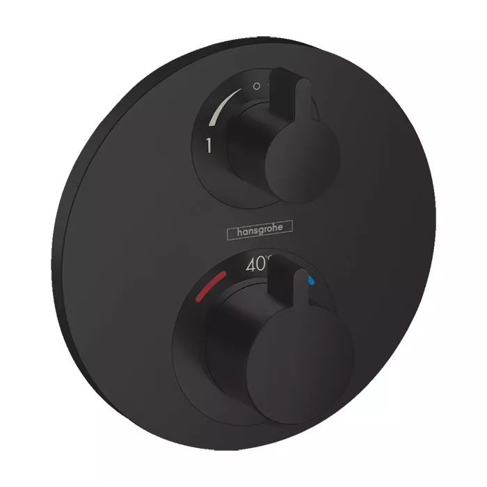 

15758670 HG Ecostat S термостатический смеситель для душа (внешняя часть) матовый черный