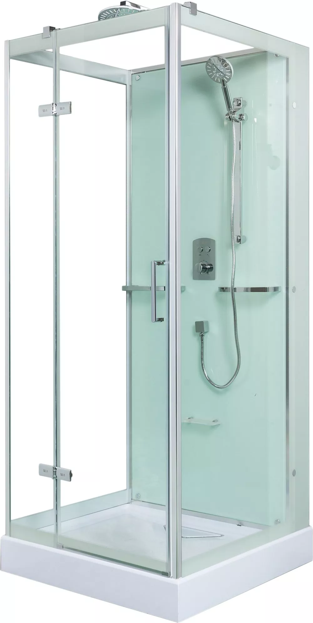 

Душевая кабина Weltwasser WW1000 Maine-1 90x90 L 10000001066 профиль хром, стекло прозрачное
