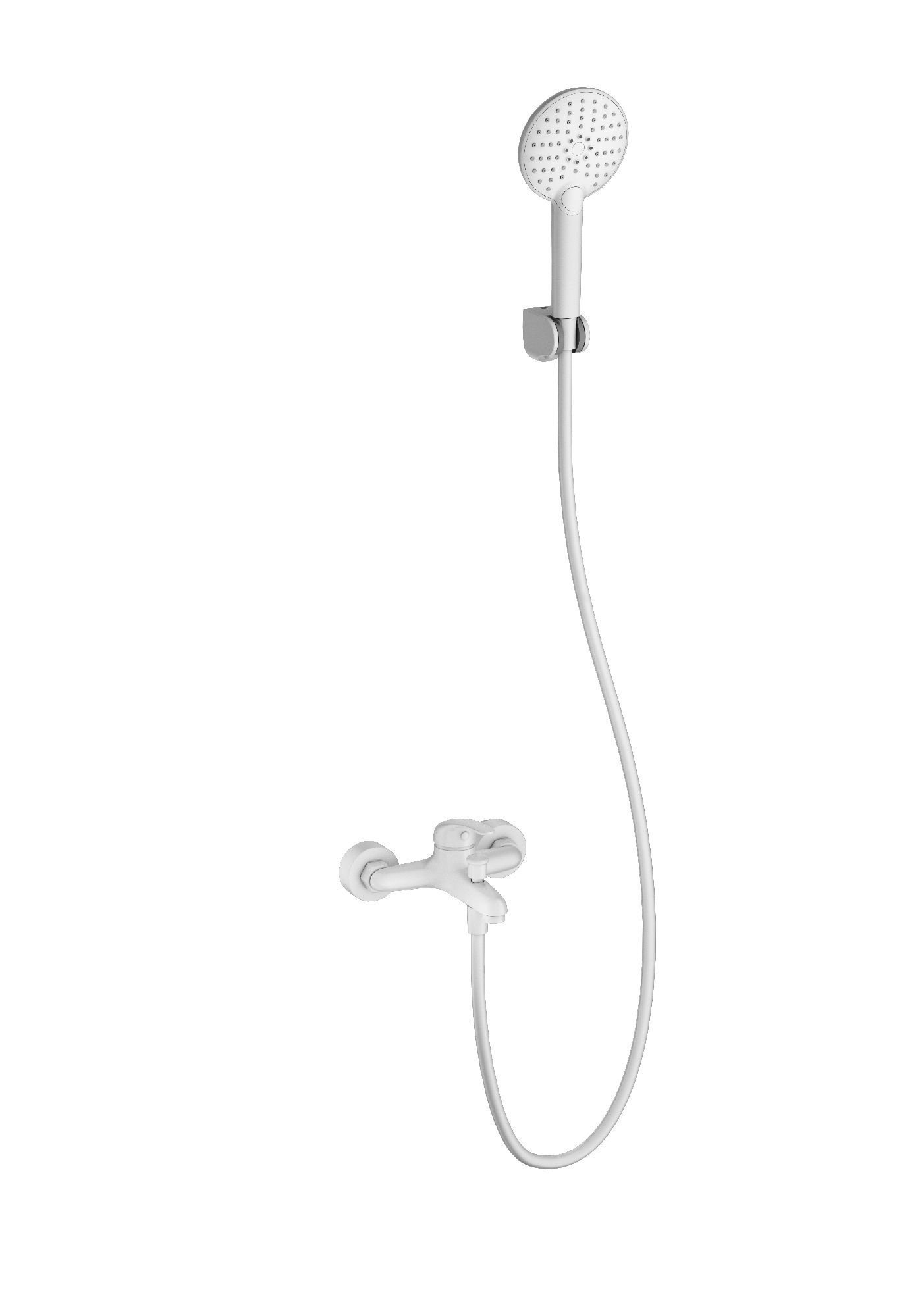 

Смеситель для ванны с душем Wonzon & Woghand WW-4530-MW матовый белый