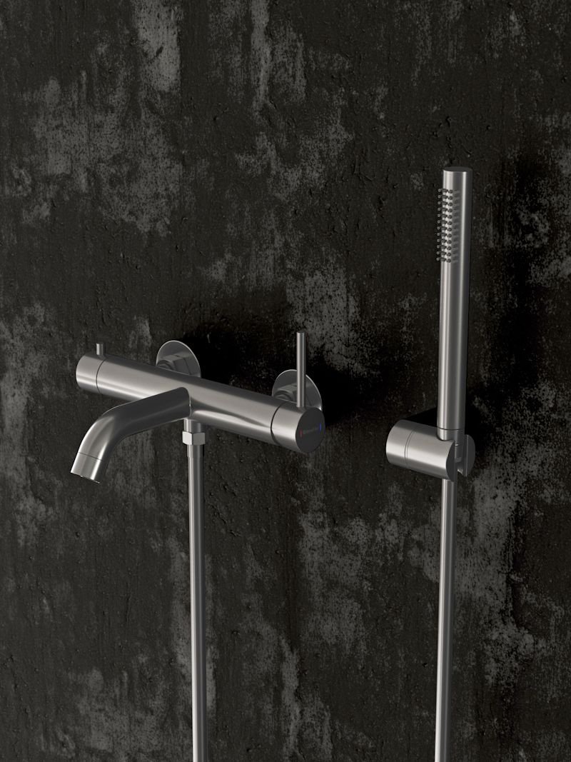 

Cмеситель для ванны Knotlor SS-23, сатин