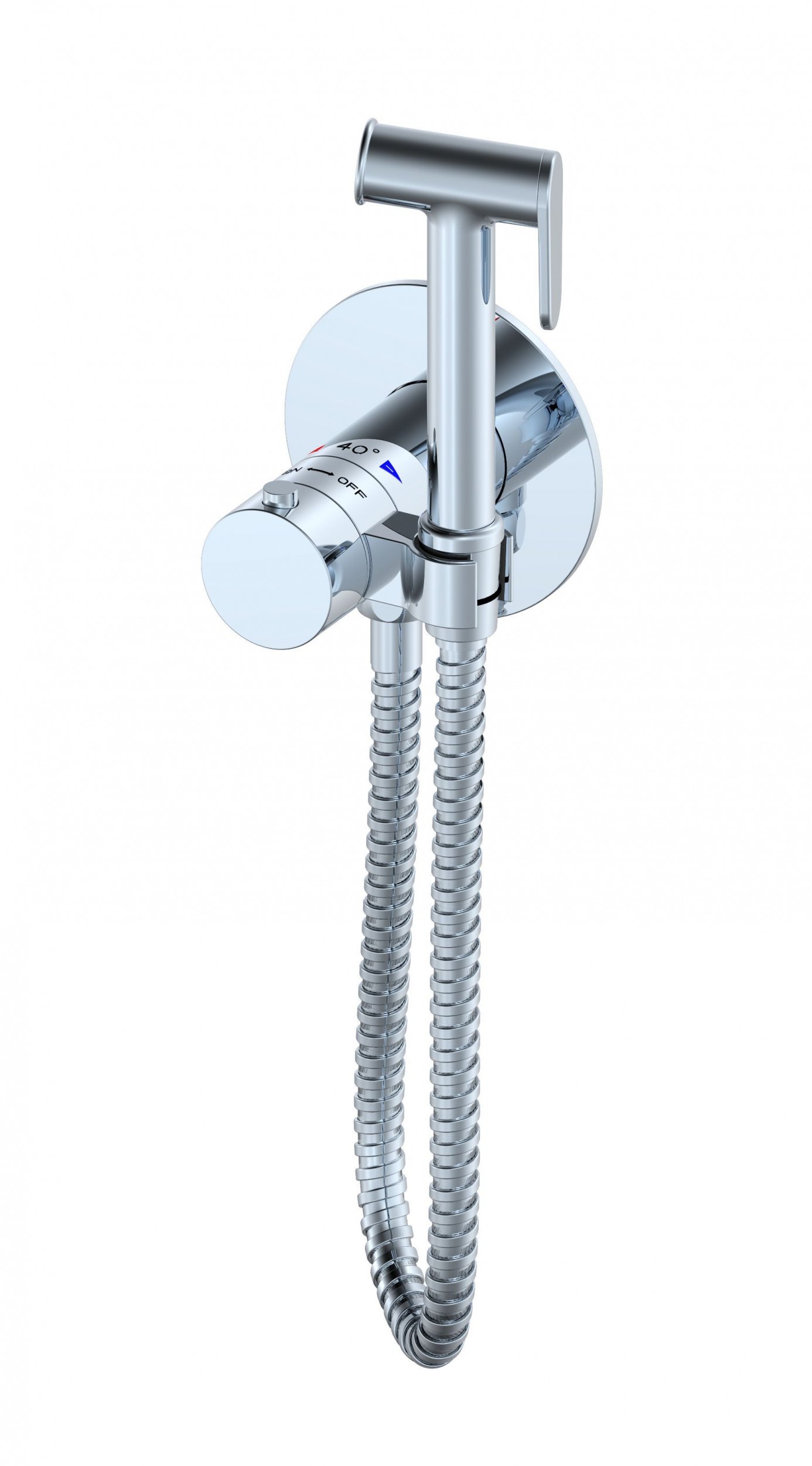 

Гигиенический душ Wonzon & Woghand WW-88829909-CR со смесителем, С ВНУТРЕННЕЙ ЧАСТЬЮ, хром