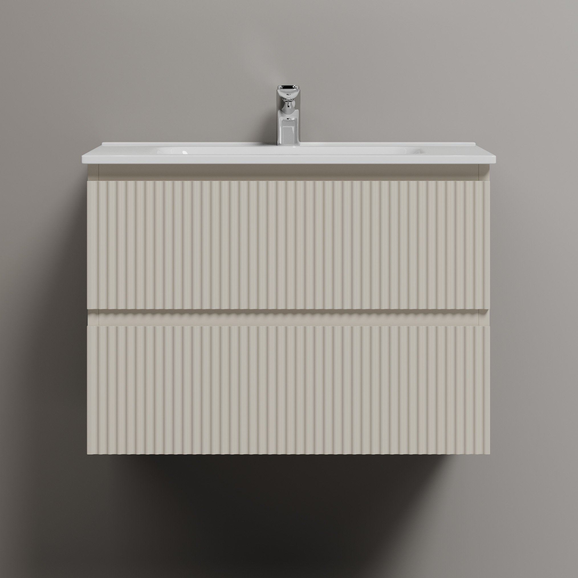 

Тумба под раковину Sancos подвесная Snob R 70 Beige Soft SNR70CE