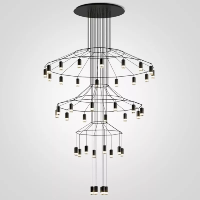 

Каскадная люстра ImperiumLoft Vibia Wireflow 75393-22
