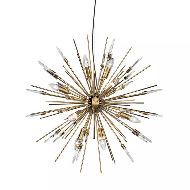 

Подвесная люстра Delight Collection Boivin MD2094-12A gold/rock crystal
