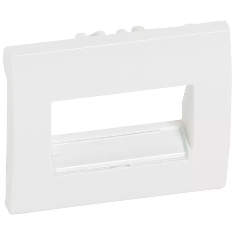 

Лицевая панель Legrand Galea Life розетки RJ45 с держателем этикеток белая 777075
