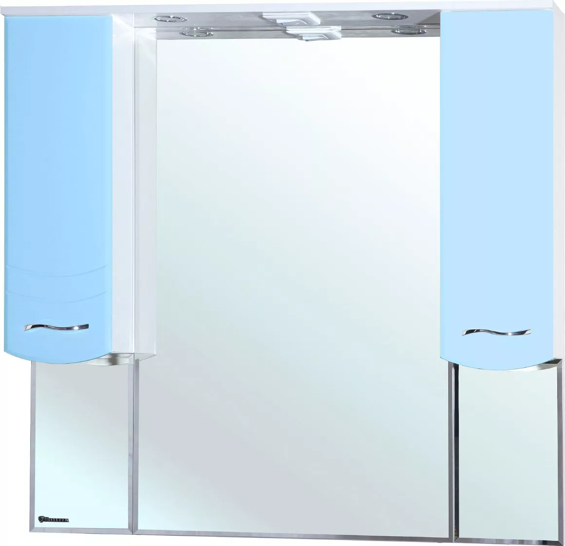 Зеркало-шкаф Bellezza Мари 105 белый/голубой, размер 101 4612918000230 - фото 1