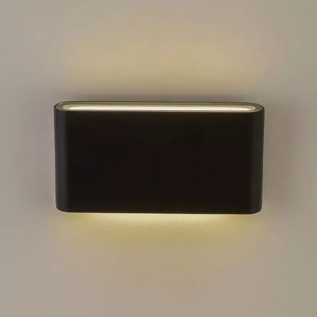 

Уличный настенный светильник AM Group AM244-2Х7W BK