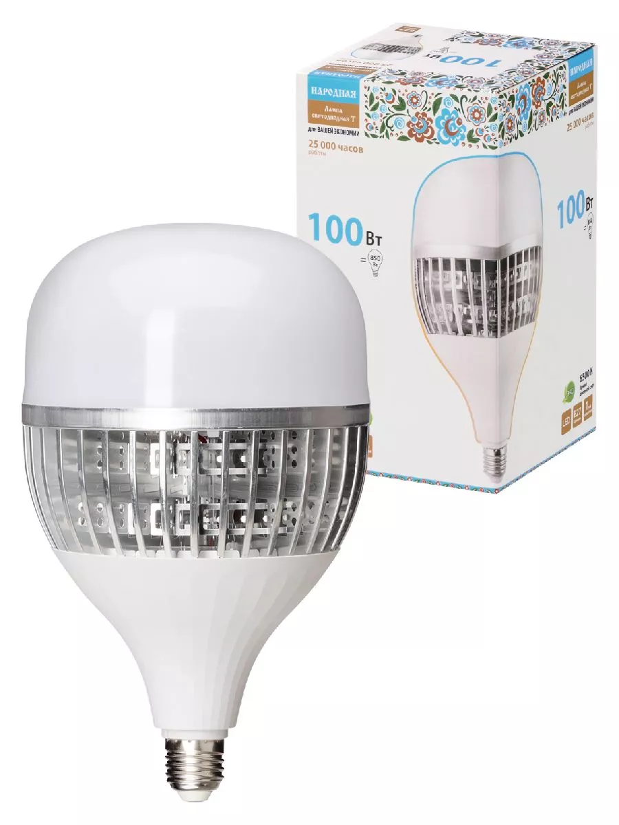 

Лампа светодиодная TDM Electric Народная E27 100W 6500K матовая SQ0340-1588