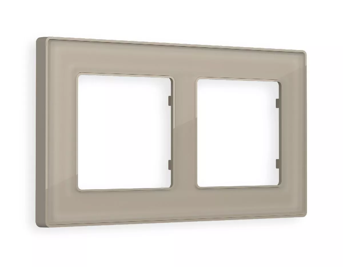 

Рамка двухместная Ambrella Volt Arctic AF580362