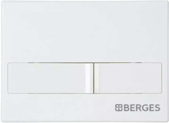 Кнопка смыва Berges Wasserhaus Novum L1 белый, глянец 040011 - фото 1