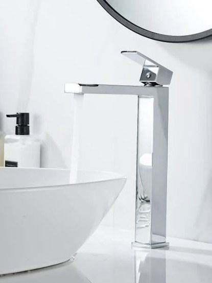 

Смеситель для раковины высокий Knotlor KN-24, хром