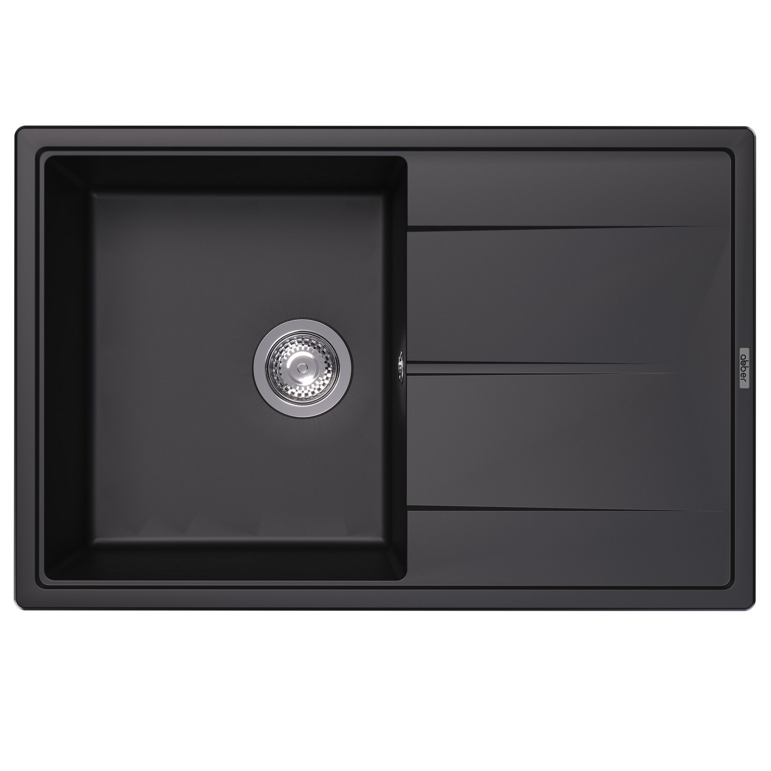 Мойка кухонная Abber Quarz AQ2904B матовая черная 19400₽