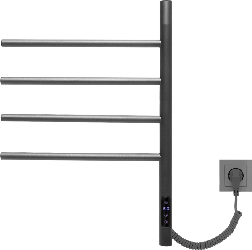 

Полотенцесушитель электрический Vincea VTD-1S1CGE графит