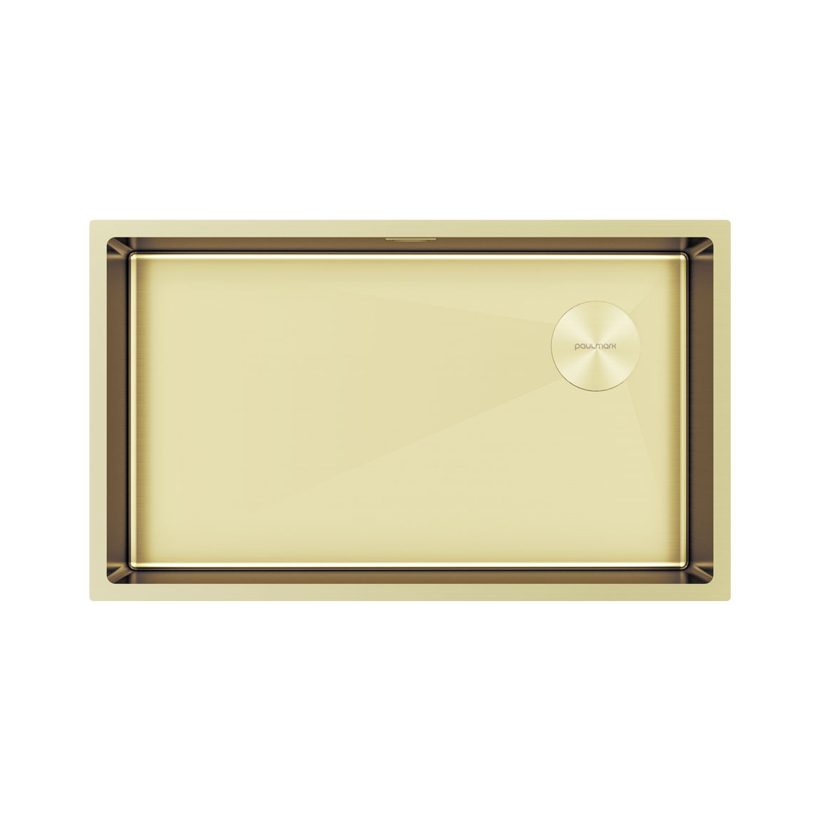 

Мойка кухонная Paulmark Next-Skew 74 Uni светлое золото