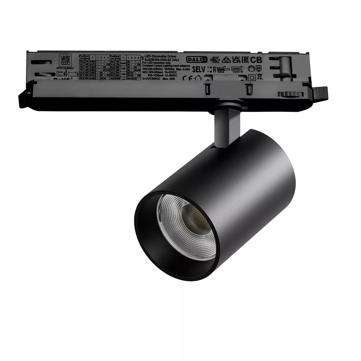 

Трековый трехфазный светильник Quattro LED с управлением DALI Lightstar Alta Base A5337DALI