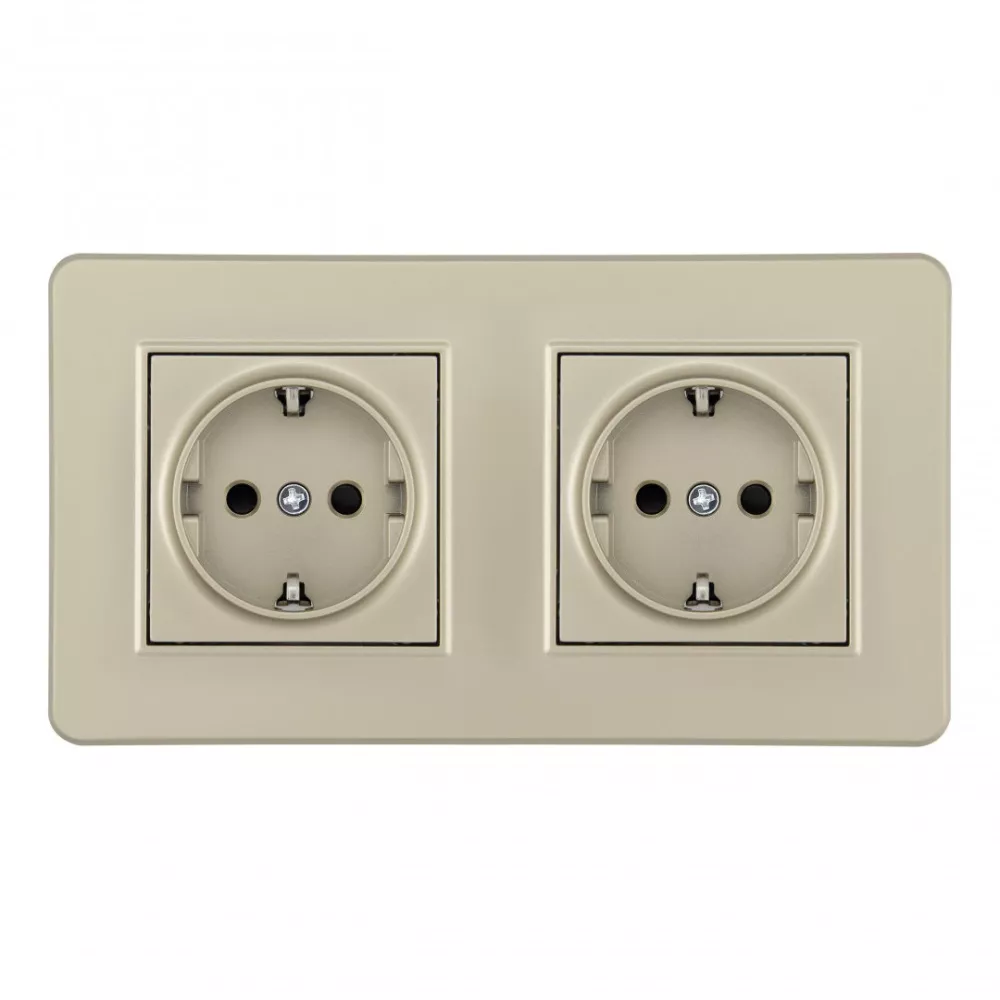 

Розетка Arte Milano SET16-2-40-1x2 shampan