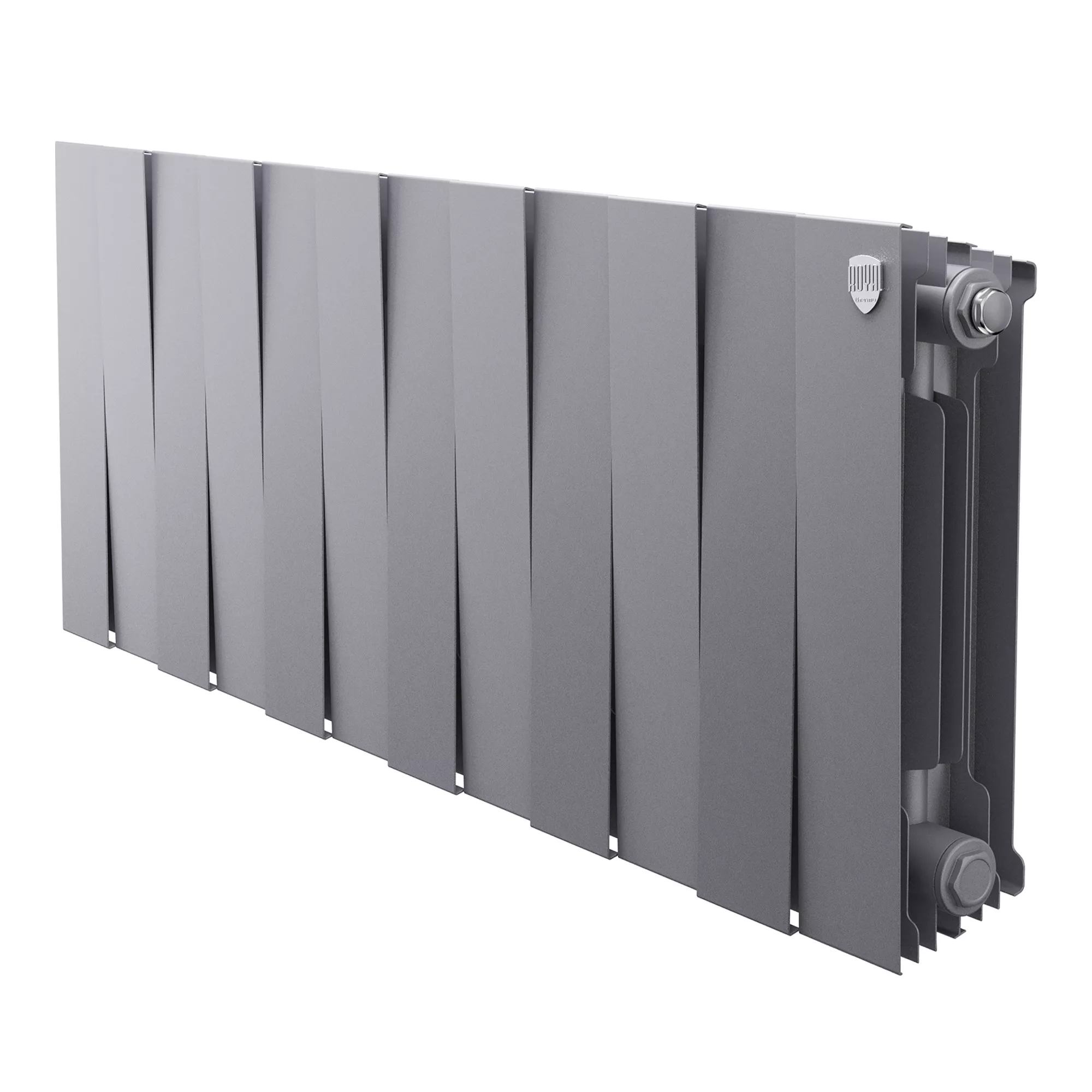 

Радиатор биметаллический Royal Thermo PianoForte 300 Серебристый - 12 секц.