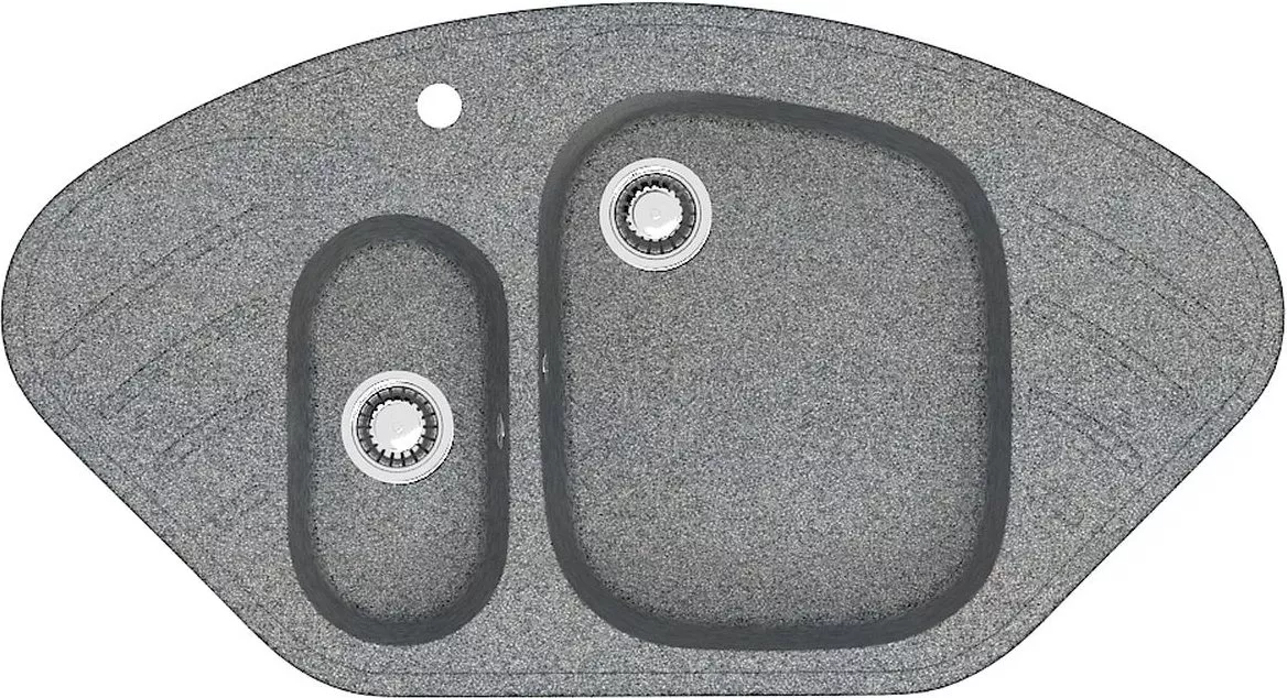 

Мойка мраморная ZETT lab.,Модель 23/Q8 (темно-серая).