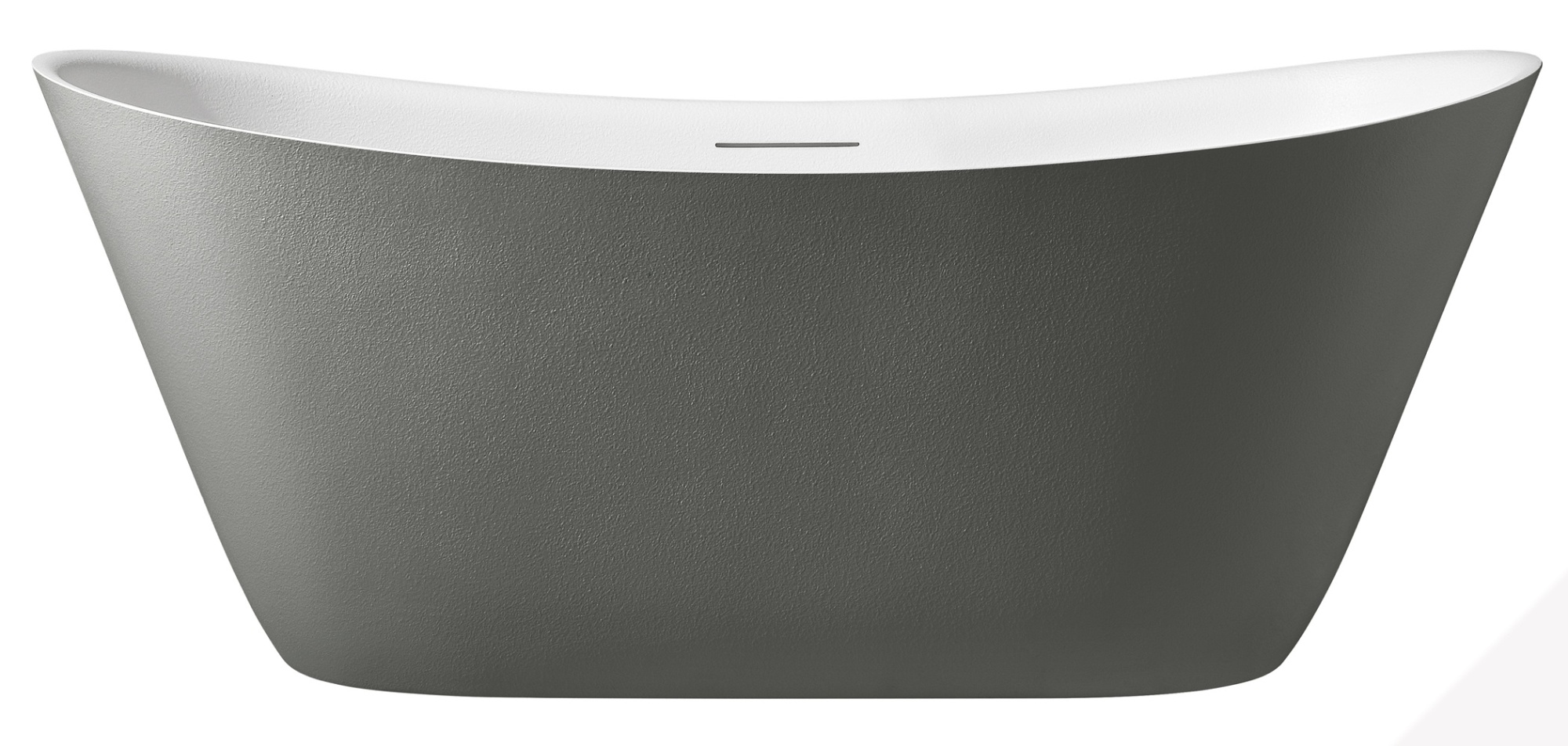 Ванна из искусственного камня AltroBagno Fiorina 090220 170x75 см отдельностоящая овальная на ножках с донным клапаном 202180₽